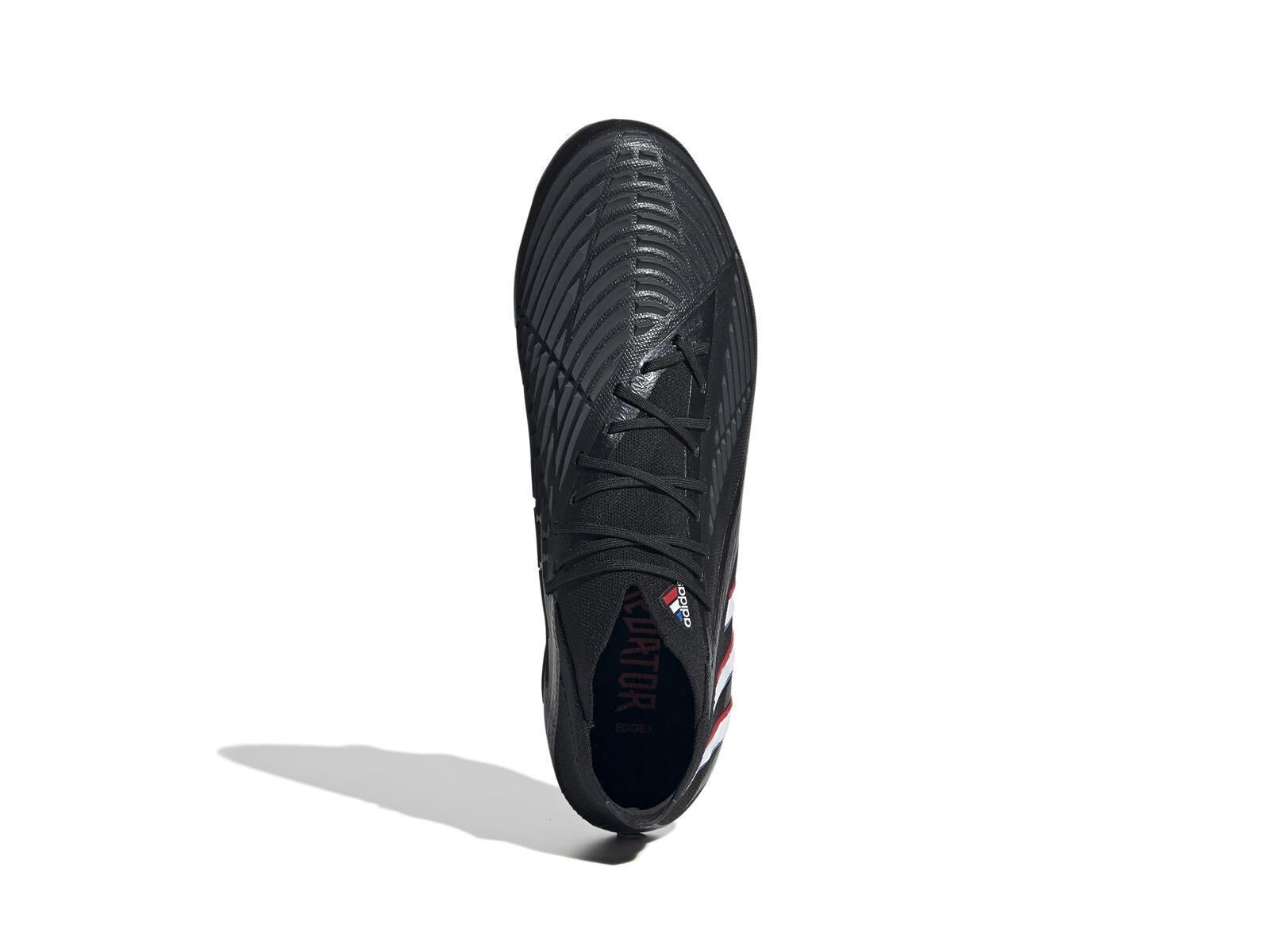 adidas PREDATOR EDGE.1 FG CBLACK/FTWWHT/VIVRED 40 2/3