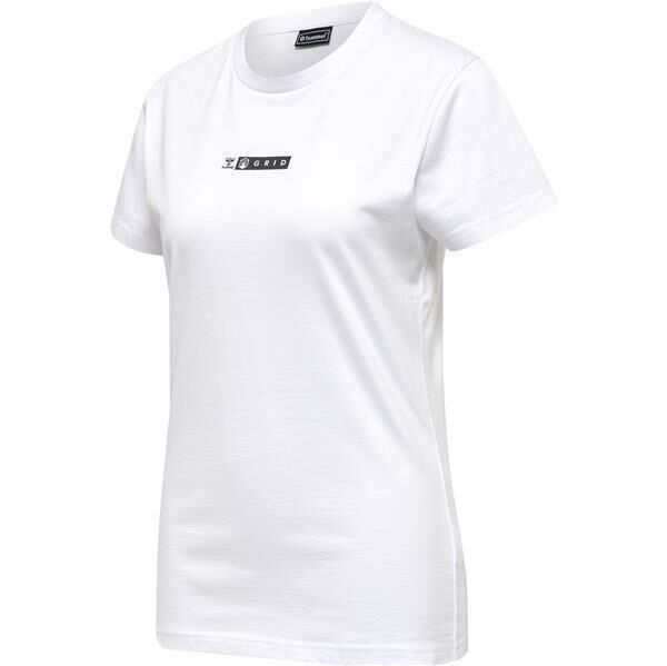 Hummel hmlOFFGRID TEE S/S WO - WHITE/FORGED IRON - XL