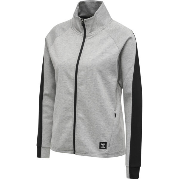 Hummel hmlESSI ZIP JACKET  - GREY MELANGE - M