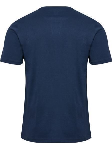 HUMMEL hmlELEMENTAL LOGO COTTON TEE - DRESS BLUES - L