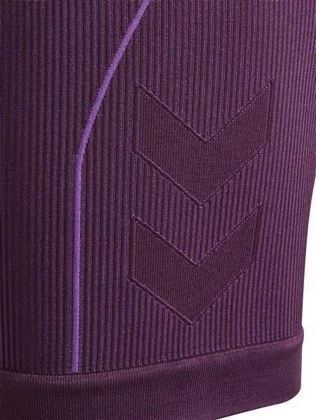 Hummel hmlTE CHRISTEL SEAMLESS SHORTS PLUM PERFECT/BELLFLOWER MELAN XS