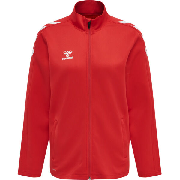 Hummel hmlCORE XK POLY ZIP SWEAT WOMAN - TRUE RED - 2XL