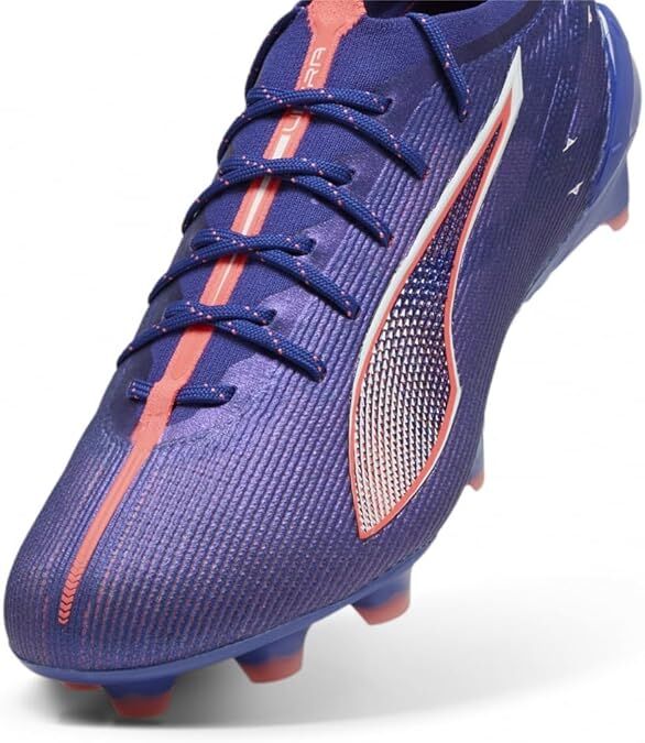 Puma Ultra 5 Ultimate FG Fussballschuhe lapis lazuli-puma white-sunset glow 41