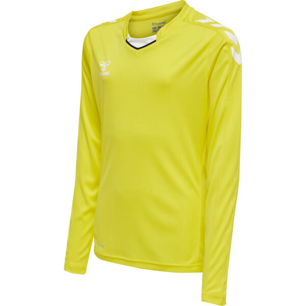 Hummel hmlCORE XK POLY JERSEY L/S KIDS - BLAZING YELLOW - 176