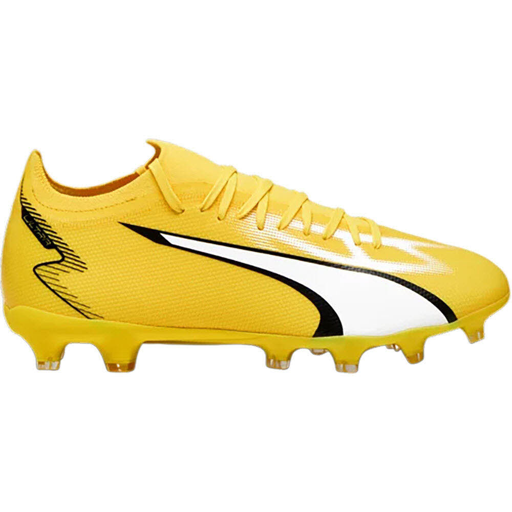 Puma Ultra Match FG/AG Fussballschuhe yellow blaze-puma white-puma black 47