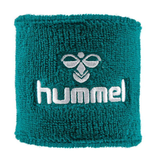 Hummel OLD SCHOOL SMALL WRISTBAND - SPORTS GREEN/WHITE - 111