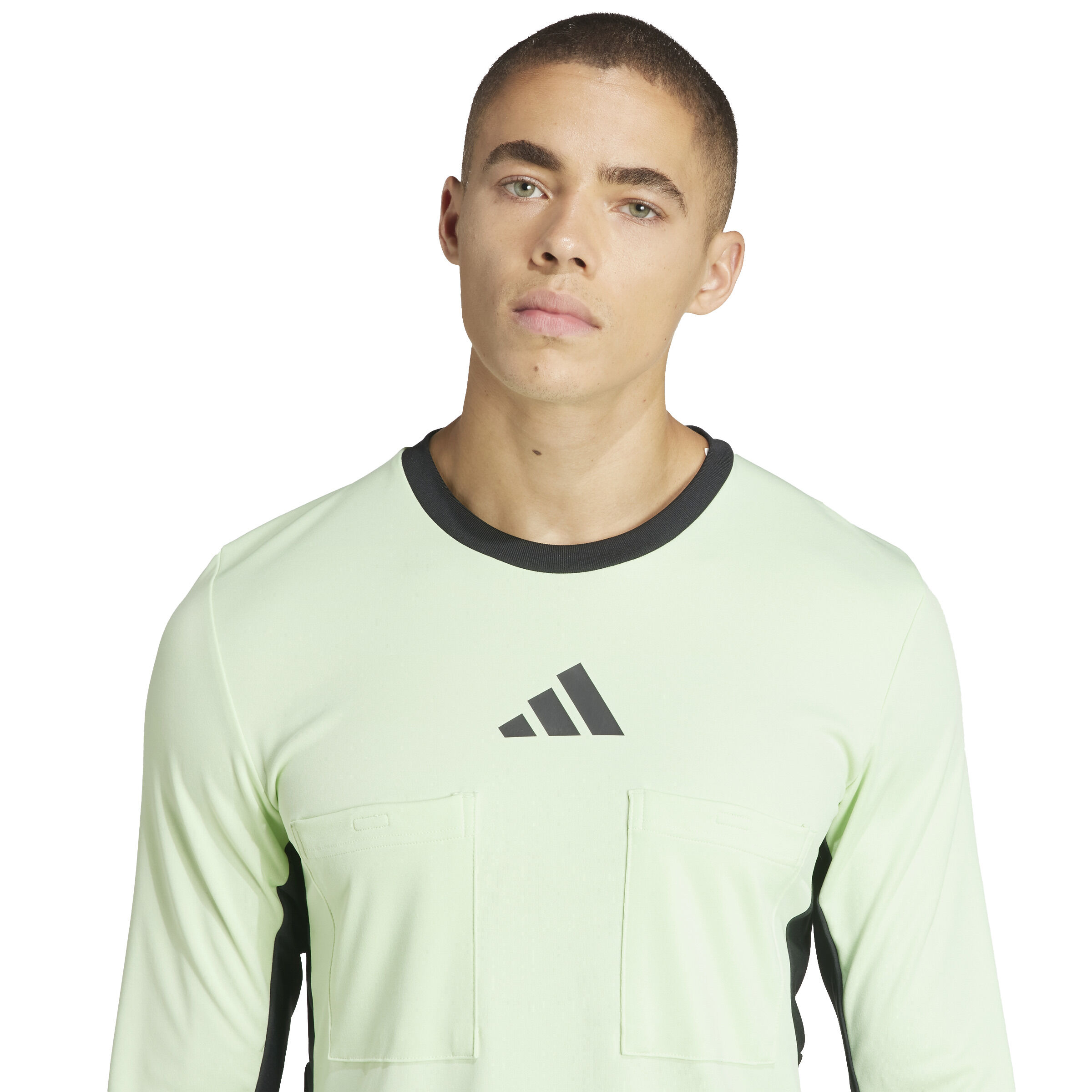 adidas Referee 24 Schiedsrichtertrikot langarm Semi Green Spark XL