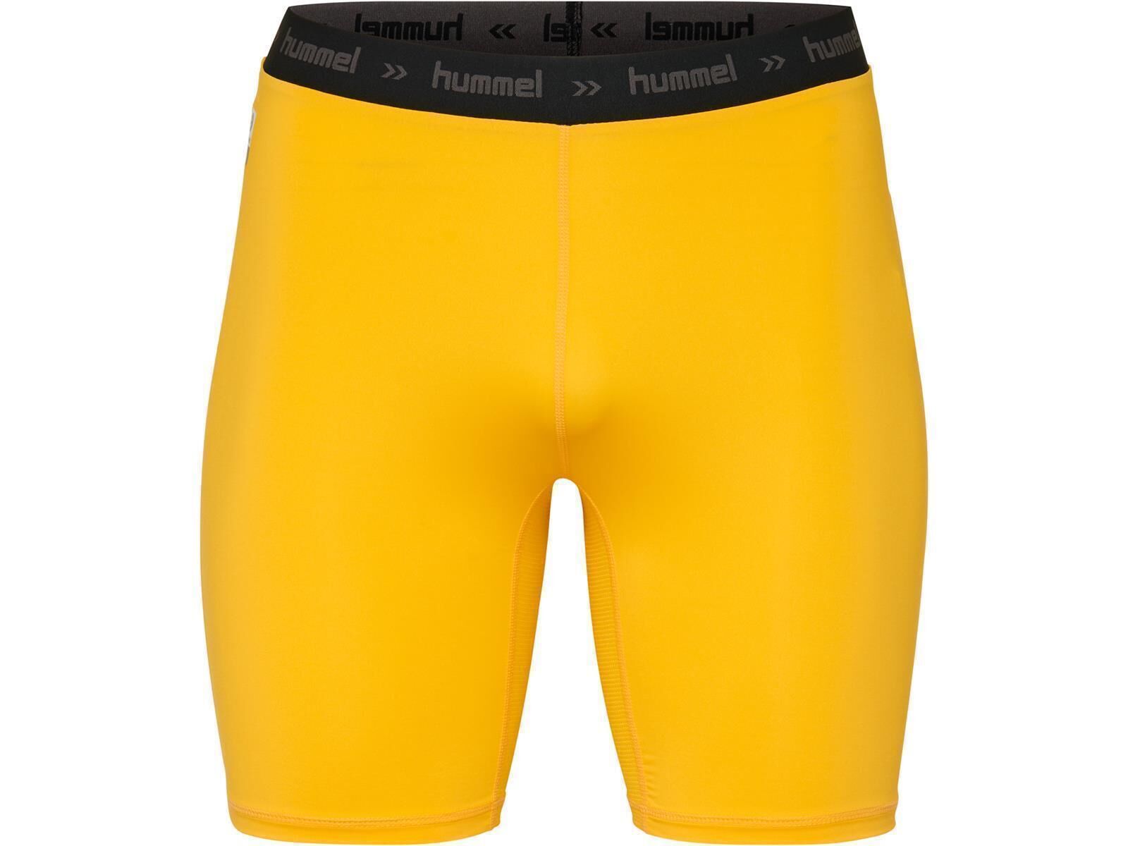 Hummel  HML FIRST PERFORMANCE TIGHT SHORTS Gelb Größe S