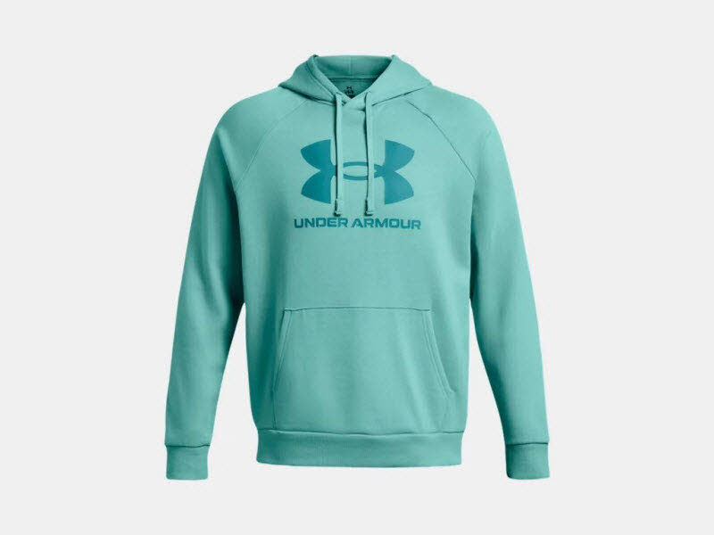 Under Armour UA Rival Fleece Logo HD Hoody radial turquoise/circuit teal S