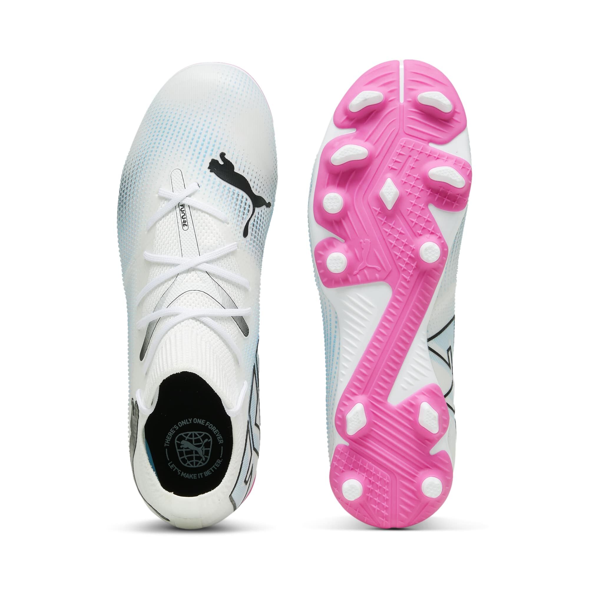 Puma Future 7 Match FG/AG Kinder puma white-black-poison pink 32