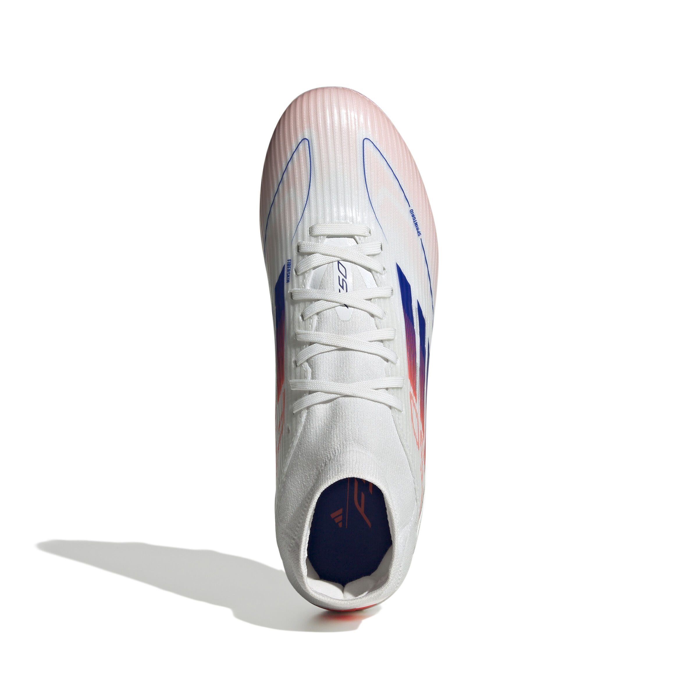 adidas  F50 League MID FG/MG Fussballschuh Frauen Cloud White / Lucid Blue / Solar Red 36 2/3