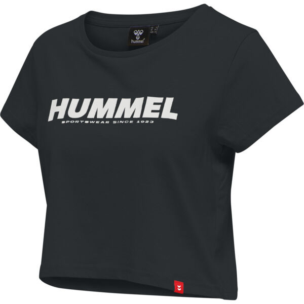 Hummel hmlLEGACY WOMAN CROPPED T-SHIRT BLACK M