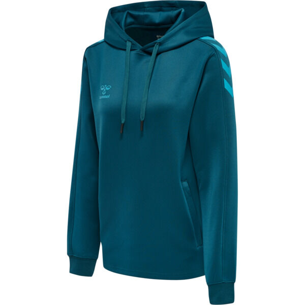 Hummel hmlCORE XK POLY SWEAT HOODIE WOMAN - BLUE CORAL - XL