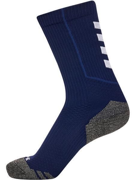 HUMMEL hmlPRO TRAINING SOCKS LOW - MARINE/WHITE - 35/38