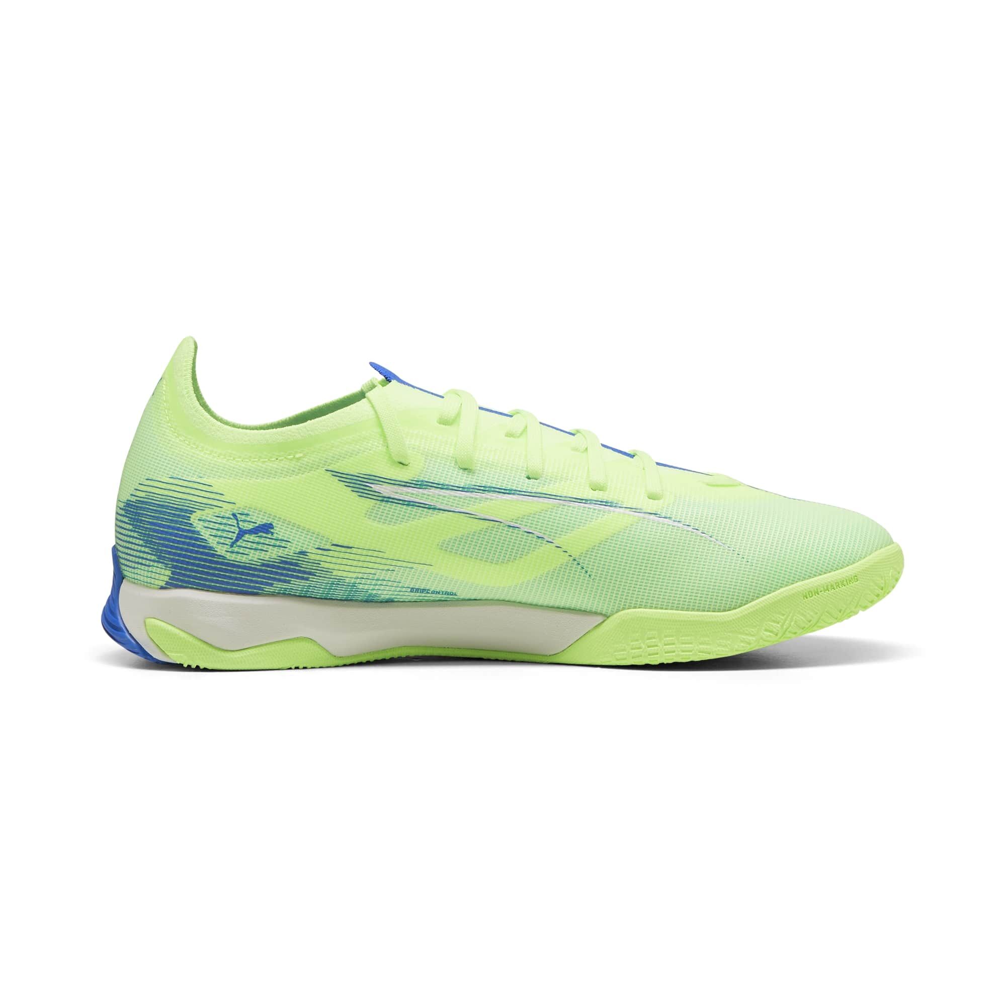 Puma Ultra 5 Match IT Hallenschuhe fizzy apple-puma white-bluemazing 47