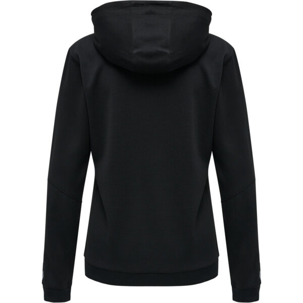 Hummel hmlAUTHENTIC POLY HOODIE WOMAN - BLACK/WHITE - S