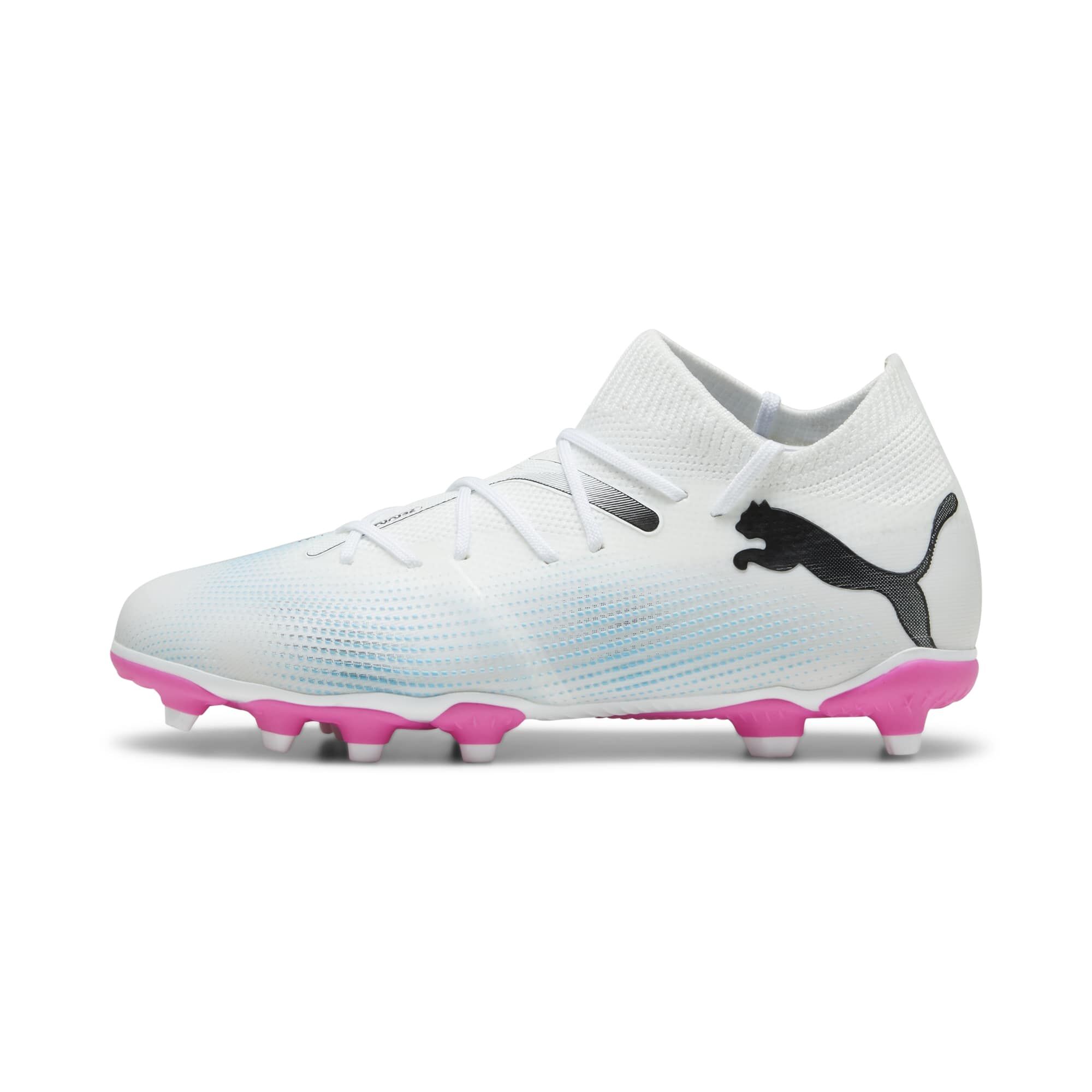 Puma Future 7 Match FG/AG Kinder puma white-black-poison pink 32