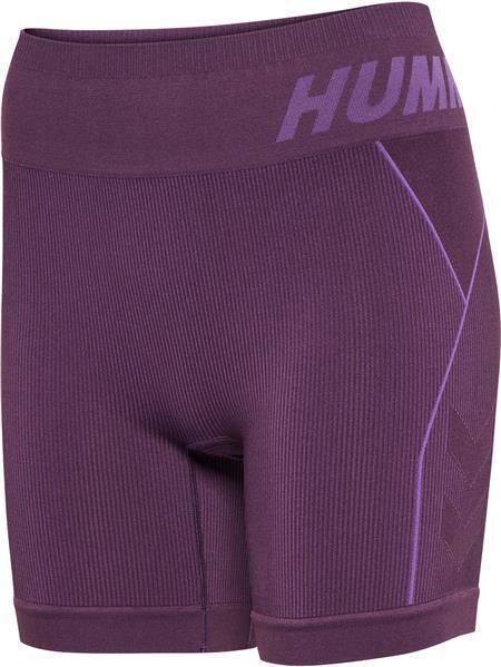 Hummel hmlTE CHRISTEL SEAMLESS SHORTS PLUM PERFECT/BELLFLOWER MELAN XS