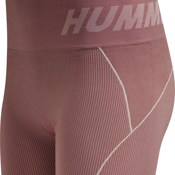 Hummel hmlTE CHRISTEL SEAMLESS MW TIGHTS WITHERED ROSE/ROSE TAN MELANGE XS