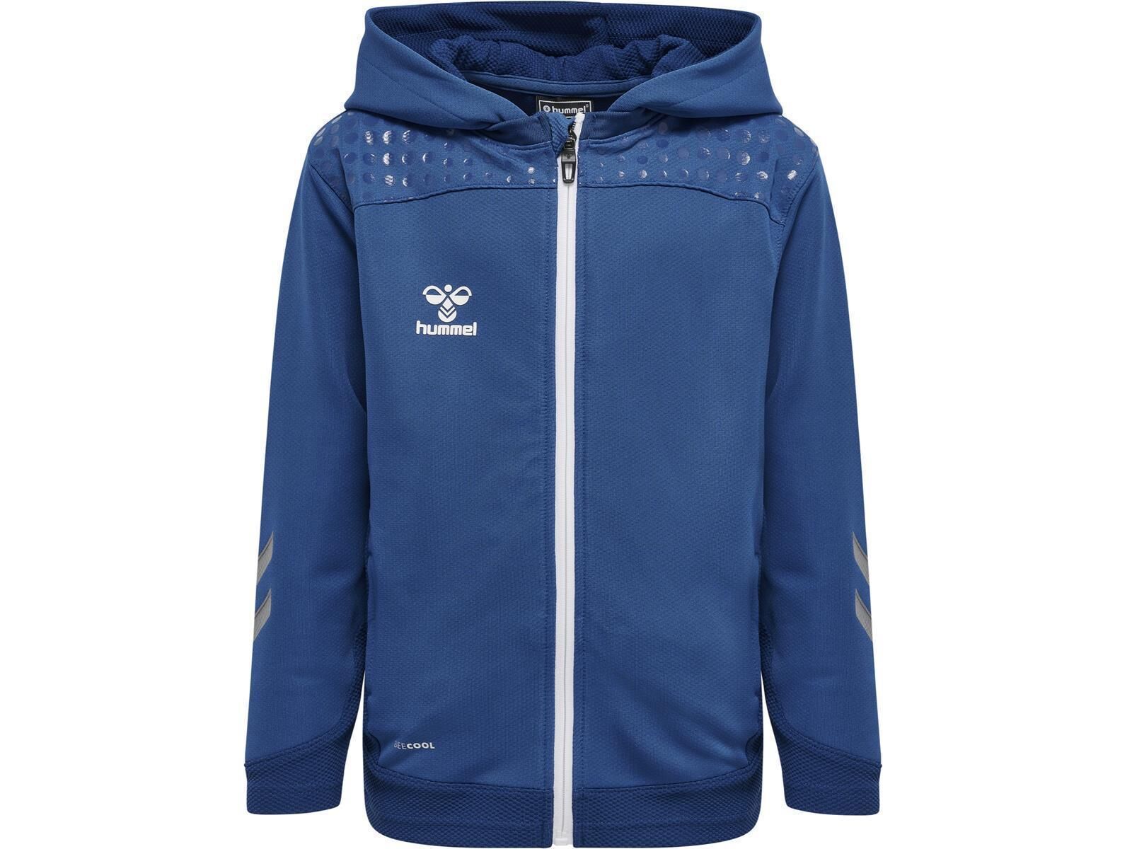 Hummel  hmlLEAD ZIP POLY HOODIE KIDS  Blau Größe 164