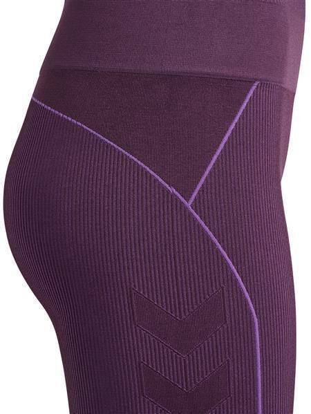 Hummel hmlTE CHRISTEL SEAMLESS SHORTS PLUM PERFECT/BELLFLOWER MELAN XS