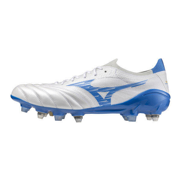 Mizuno Corporation  Morelia Neo IV Beta Elite Mix  Fussballschuhe weiß/blau 40,5