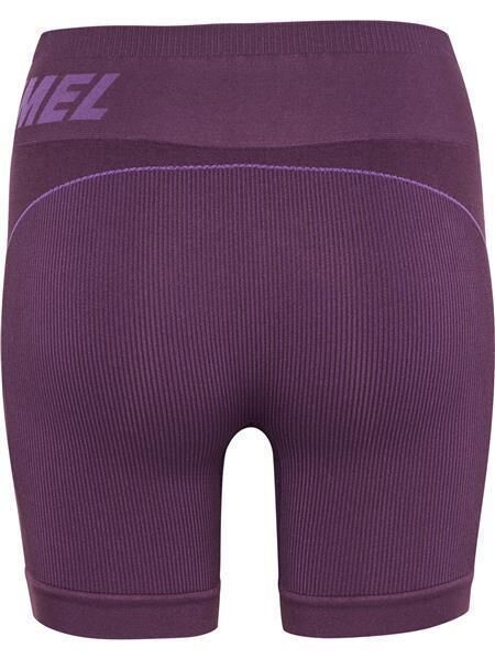 Hummel hmlTE CHRISTEL SEAMLESS SHORTS PLUM PERFECT/BELLFLOWER MELAN XS