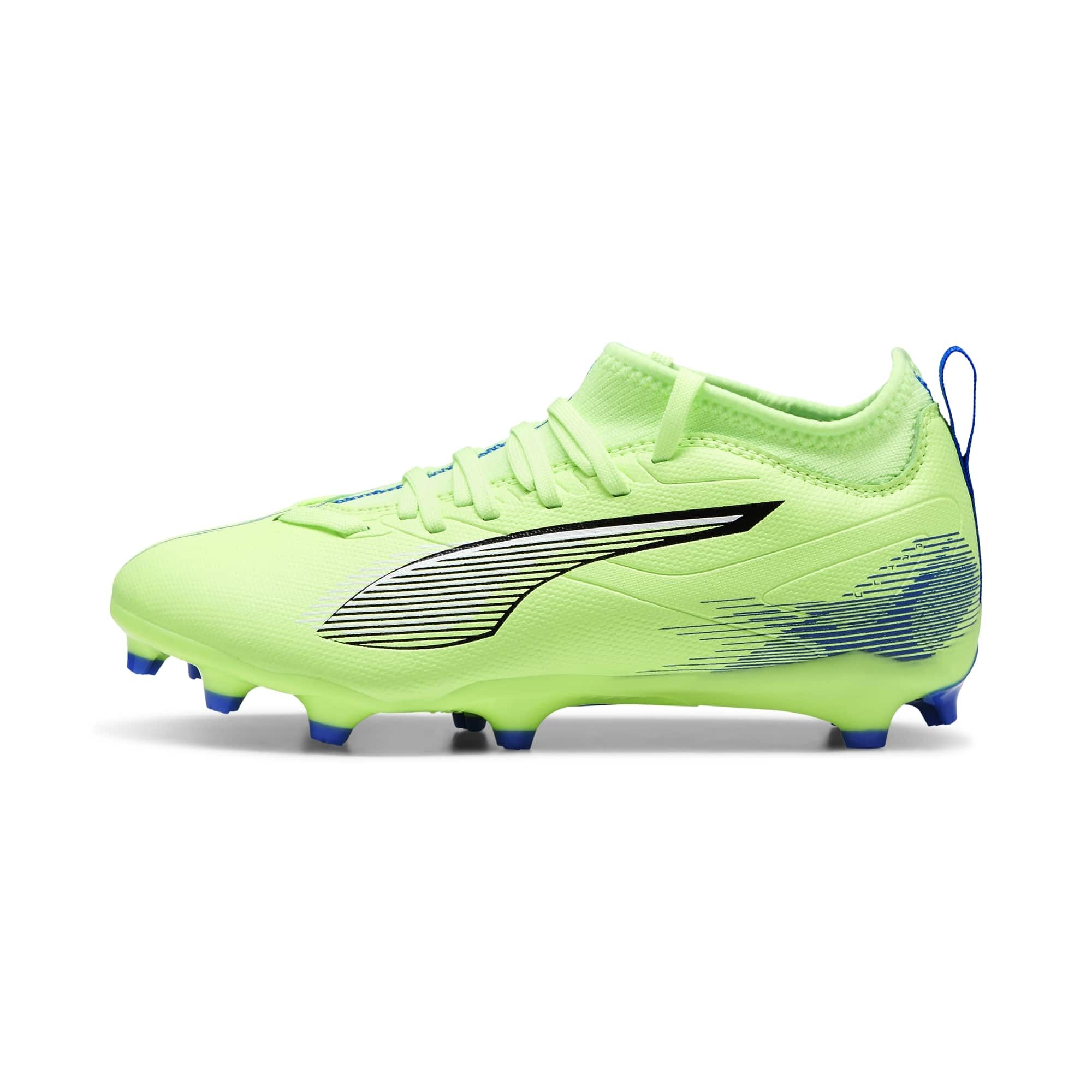 Puma Ultra 5 Match FG/AG Kinder Fussballschuhe fizzy apple-puma white-bluemazing 33