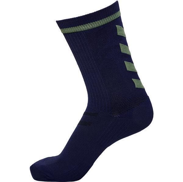 Hummel ELITE INDOOR SOCK LOW PA MARINE/DUCK GREEN 35-38