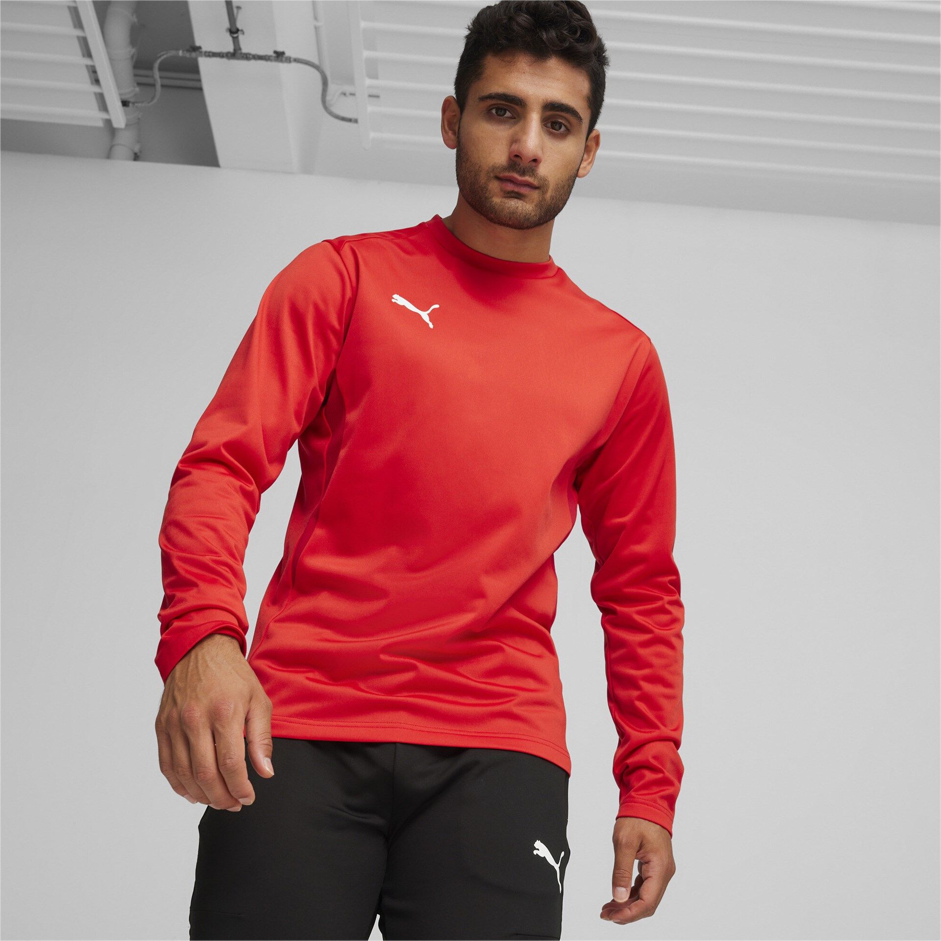 Puma teamGoal Training Sweat  puma red-puma-white-fast red S