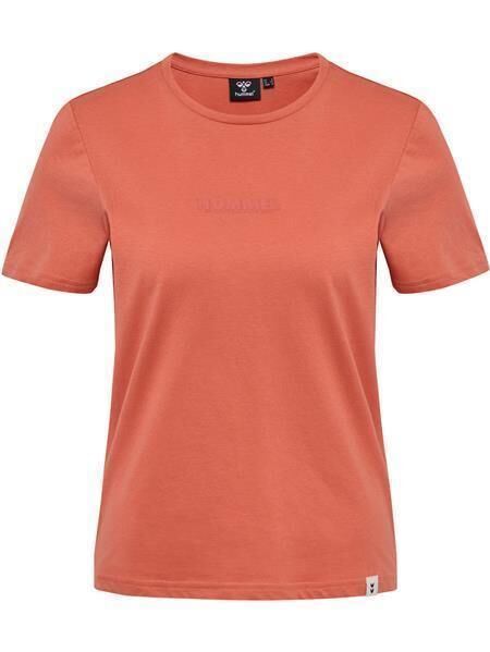 Hummel hmlLEGACY WOMAN T-SHIRT - APRICOT BRANDY - S