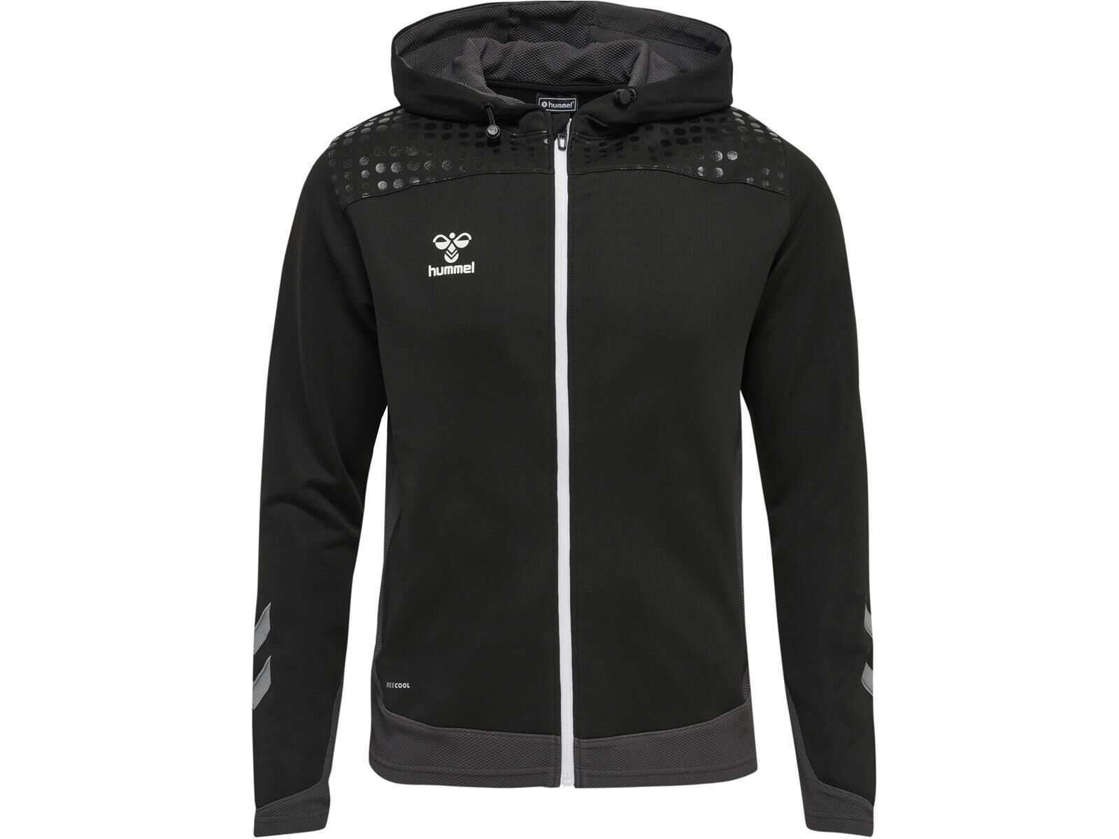 Hummel  hmlLEAD ZIP POLY HOODIE Schwarz Größe L