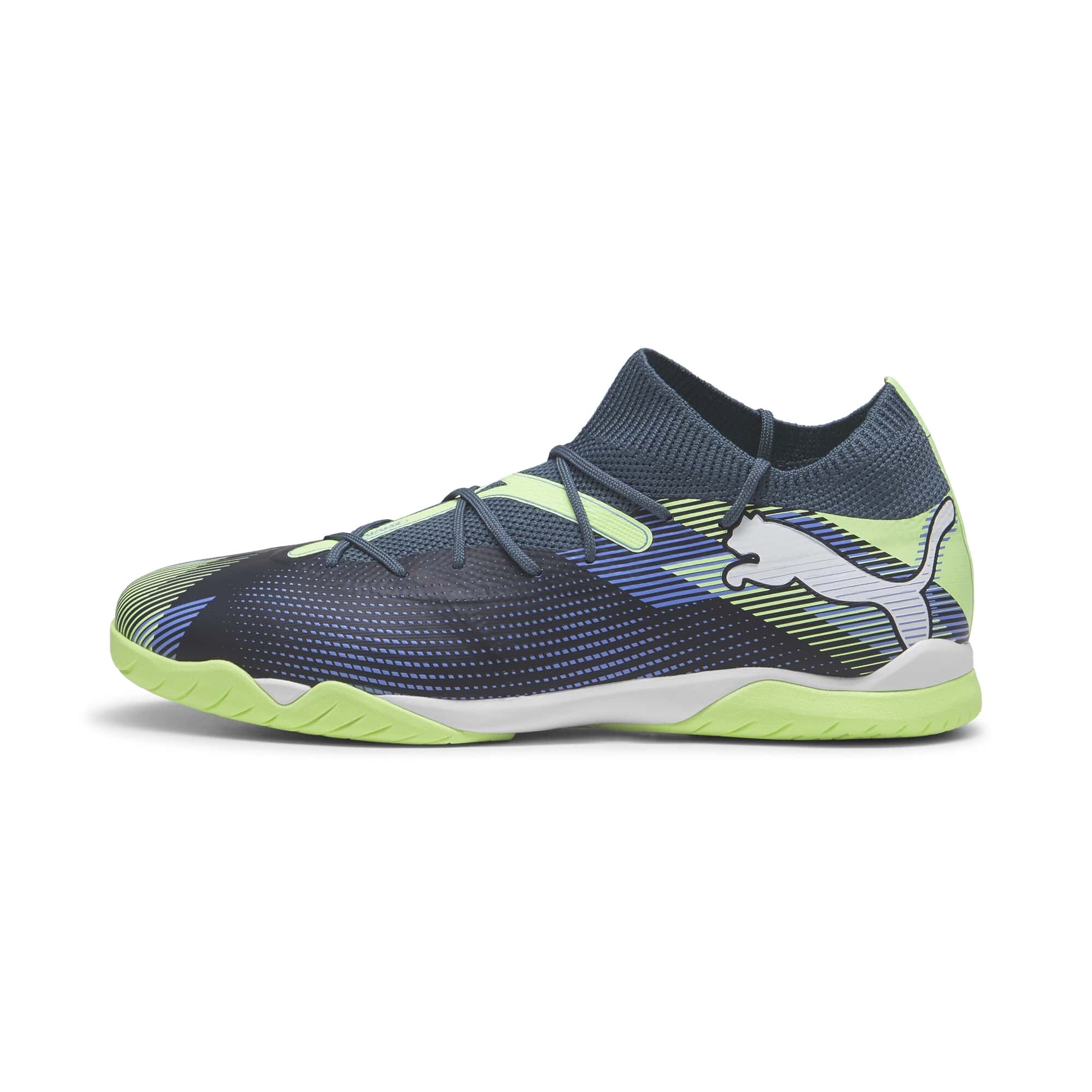 Puma Future 7 Match IT Hallenschuhe gray skies-puma white-fizzy apple 46