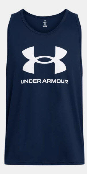 Under Armour Logo Tanktop Herren UA schwarz M