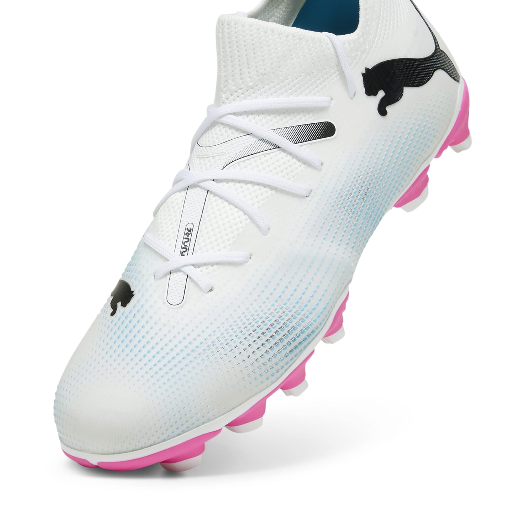 Puma Future 7 Match FG/AG Kinder puma white-black-poison pink 32