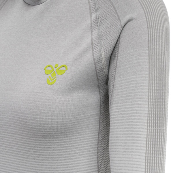 Hummel hmlGG12 TRAINING SEAMLESS L/S WOMAN - ALLOY MELANGE - M