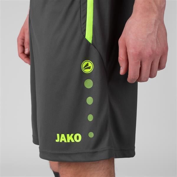 JAKO Sporthose Allround M Anthrazit/Lemon