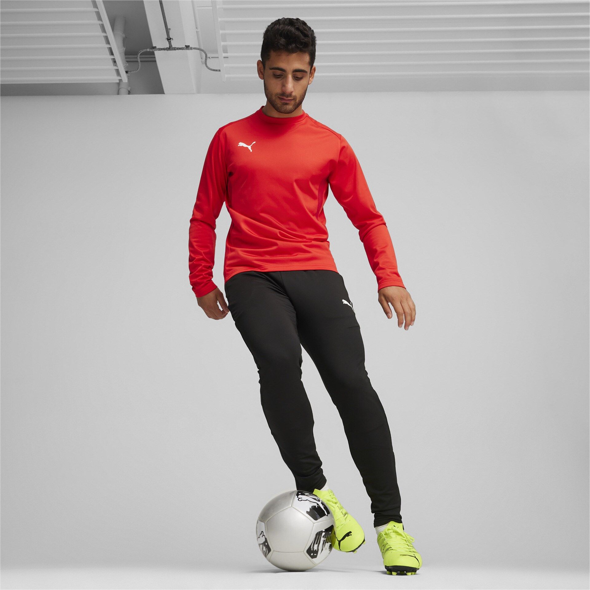 Puma teamGoal Training Sweat  puma red-puma-white-fast red S