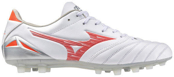 Mizuno Corporation Morelia Neo IV Pro AG ( U ) Fussballschuhe white/radiant Red 40,5