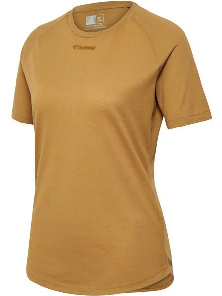 HUMMEL hmlMT VANJA T-SHIRT - TIGERS EYE - XL